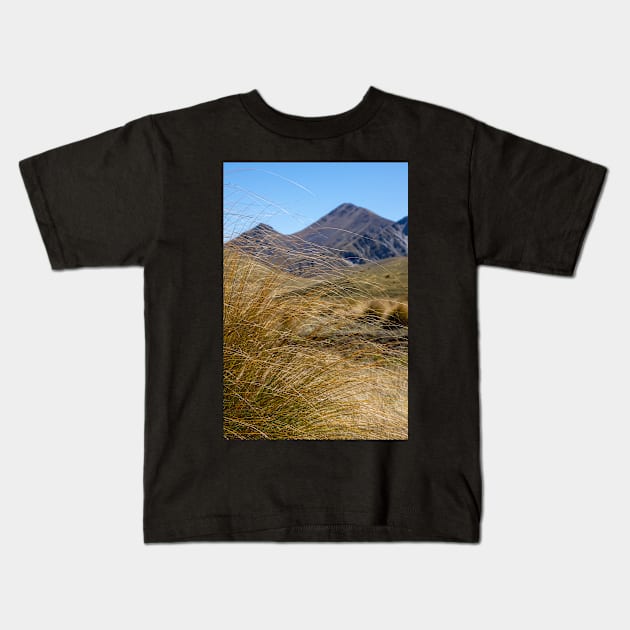 Golden tussock. Kids T-Shirt by sma1050